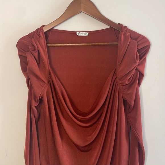 Intimately Free People Rust Top Size Small - Picture 2 of 7